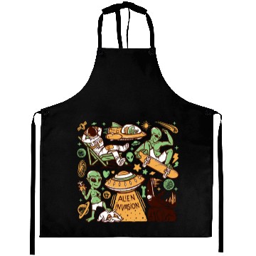 Discover Alien drawings Aprons
