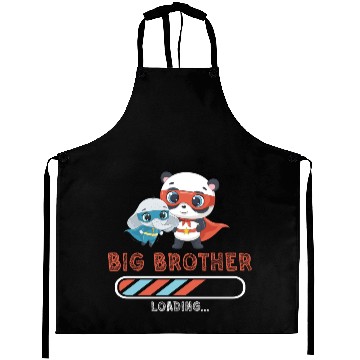 Discover Big brother super hero panda elephant 2023 Aprons
