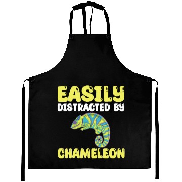 Discover Funny Chameleon Lover Quote Aprons