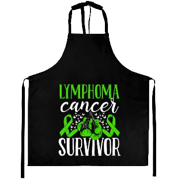 Discover Lymphoma Cancer Awareness Ribbon Gloves Survivor Aprons