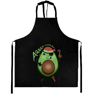 Discover Avocado Pirate - character design Aprons