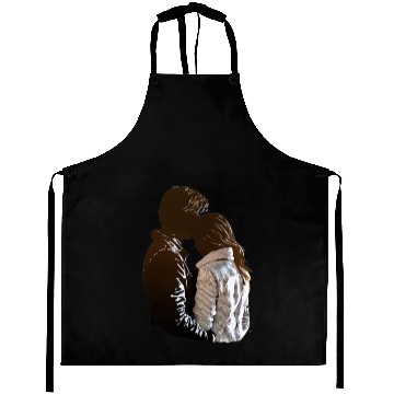 Discover Sweet Couple's Warm Embrace, Valentine's Gift, Aprons