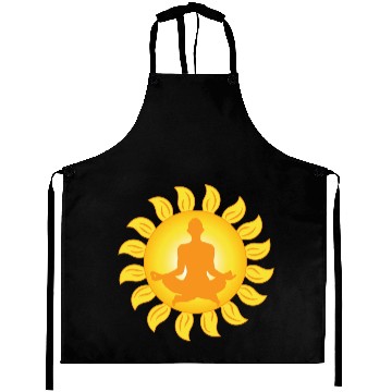 Discover Yoga Meditation Peace Relaxation Aprons