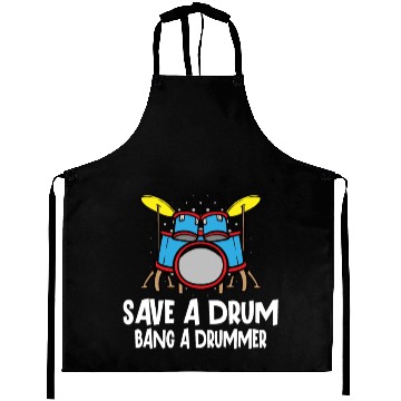 Discover Drummer Drums Music Drum Set Drumming Aprons