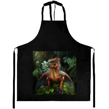 Discover red dragon Aprons