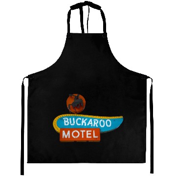 Discover Buckaroo Motel Sign Route 66 Tucumcari New Mexico Aprons