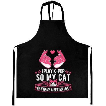 Discover K Pop Cat Aprons