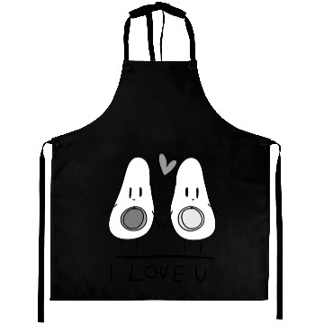 Discover i love you avocado couple food Aprons