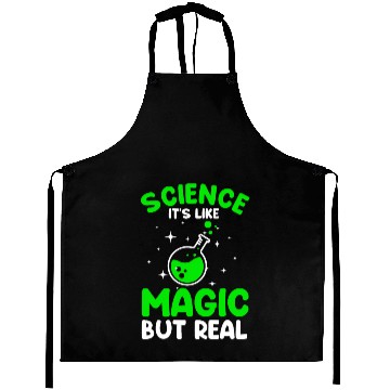 Discover Cool Science For Men Women Science Is Real Magic Aprons