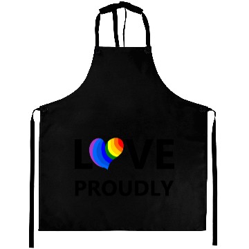 Discover Love Proudly Heart Aprons