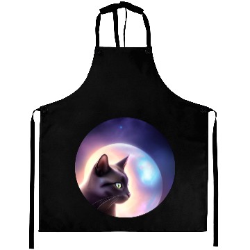 Discover Astro Kitty Aprons