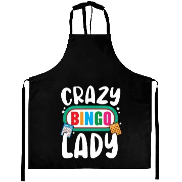 Discover Crazy Bingo Lady Bingo Player Casino Lottery Aprons