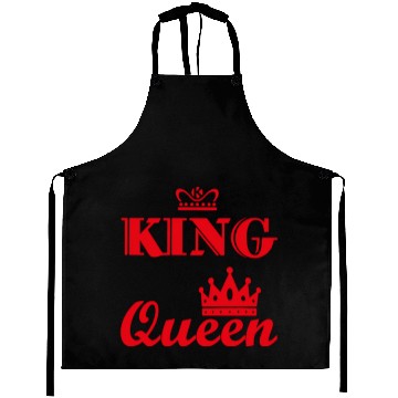 Discover KING QUEEN Aprons
