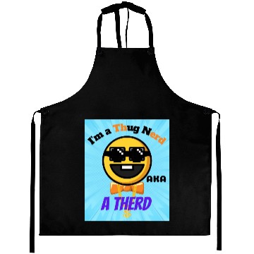Discover Thug Nerd aka Therd funny meme Aprons
