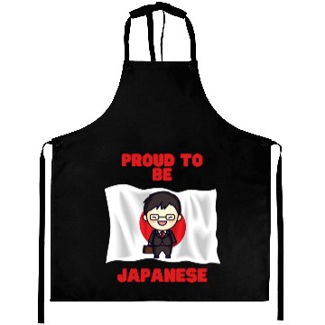 Discover Proud to be Japanese - cute design Aprons