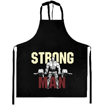 Discover Strong Man Workout & Gym Aprons