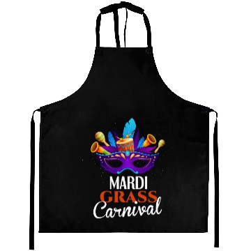 Discover Mardi grass Carnival Aprons