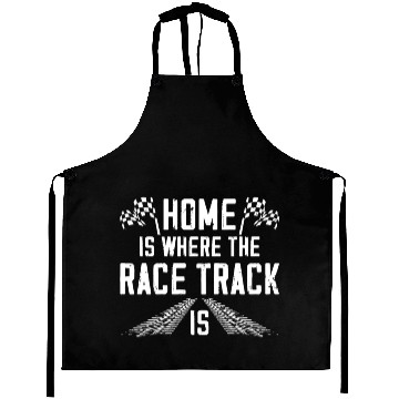 Discover Drag Racing Race Car Vintage Home Aprons