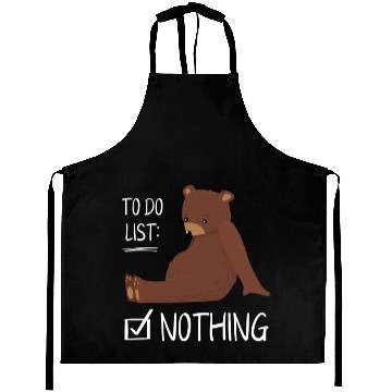 Discover To Do List Nothing Bear Sleep Aprons