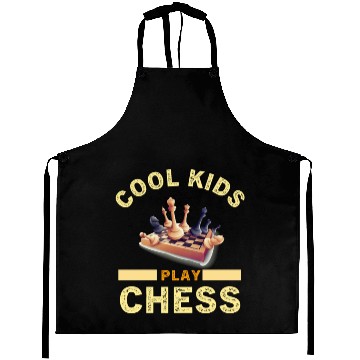 Discover Cool Kids Play Chess Aprons