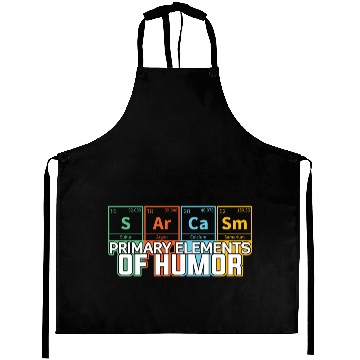 Discover Primary Elements of Humor Science Sarcasm Aprons