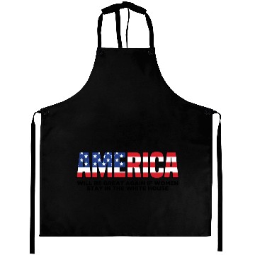 Discover America Will Be Great Again Aprons