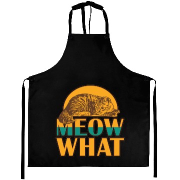 Discover Meow What Cat Aprons
