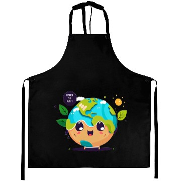 Discover Protect Our planet #06, Digital Art Aprons