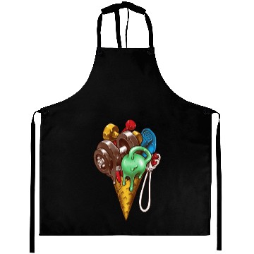 Discover Gym Ice Cream Workout Aprons