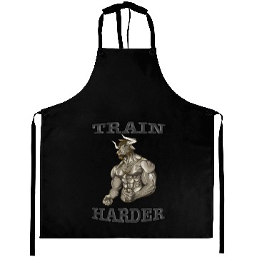 Discover Train Harder Aprons
