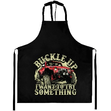 Discover Monster Truck Racer Lifestyle Off Road Racing Gift Aprons