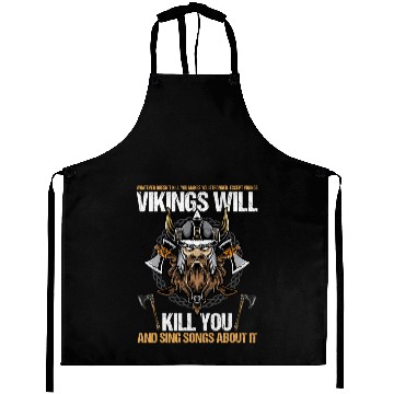 Discover Vikings Will You And Sing Songs About It Aprons