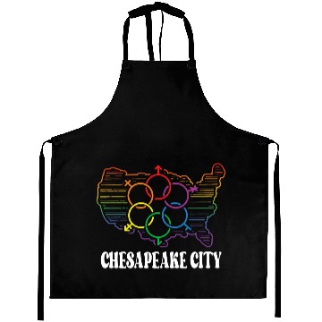 Discover Chesapeake City Pride Month Pride Flag LGBT Commun Aprons