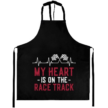 Discover Drag Racing Race Car Girlfriend Aprons