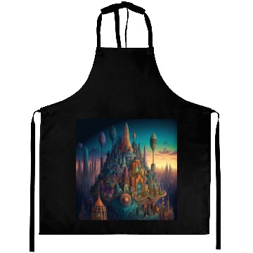 Discover Psychedelic City 3 Aprons