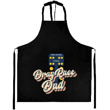 Discover Drag Racing Race Car Dad Retro Aprons