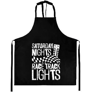 Discover Drag Racing Race Car Saturday Aprons