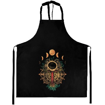 Discover Mardi Gras Carnival Mexican Graphic Bead Heartbeat Aprons
