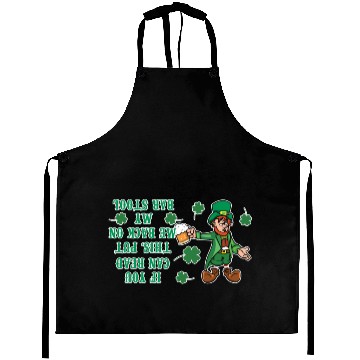 Discover Funny Drunk Paddy Shamrock Saint Patrick Day Aprons