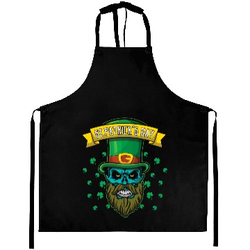 Discover Bone Bearded Irish Shamrock Saint Patrick Day Aprons