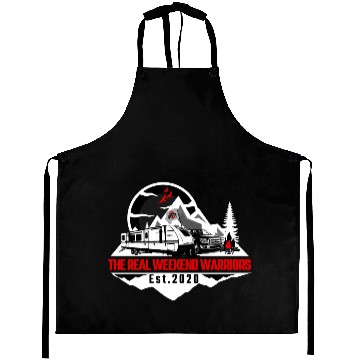 Discover The Real Weekend Warriors Latest Logo in Red Aprons