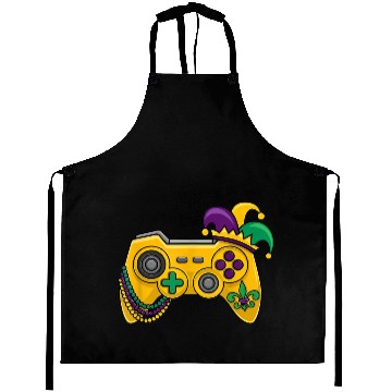 Discover Mardi Gras Video Game Controller Jester Hat Kids B Aprons