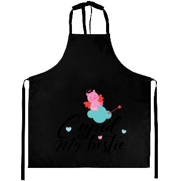 Discover Cupid is my bestie gift for valentine cupid lovers Aprons