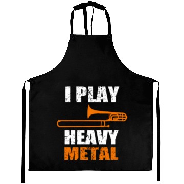 Discover I Play Heavy Metal Aprons