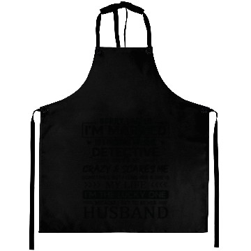 Discover Detective Funny Saying For Husband Aprons