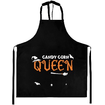 Discover Candy Corn Queen - Halloween Aprons