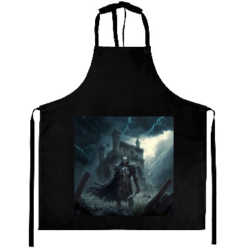 Discover Death Knight in Thunderstorm Aprons
