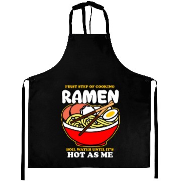 Discover First Step Of Cooking Ramen Aprons
