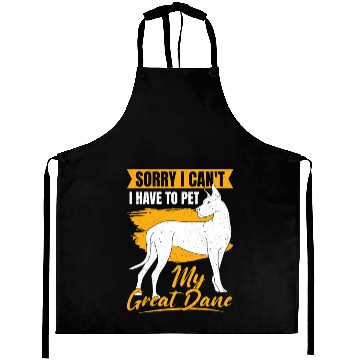 Discover Great Dane German Mastiff Dog Lover Gift Aprons