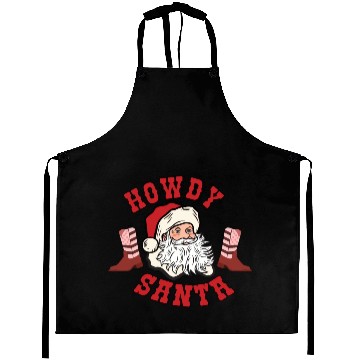 Discover Howdy Santa Aprons
